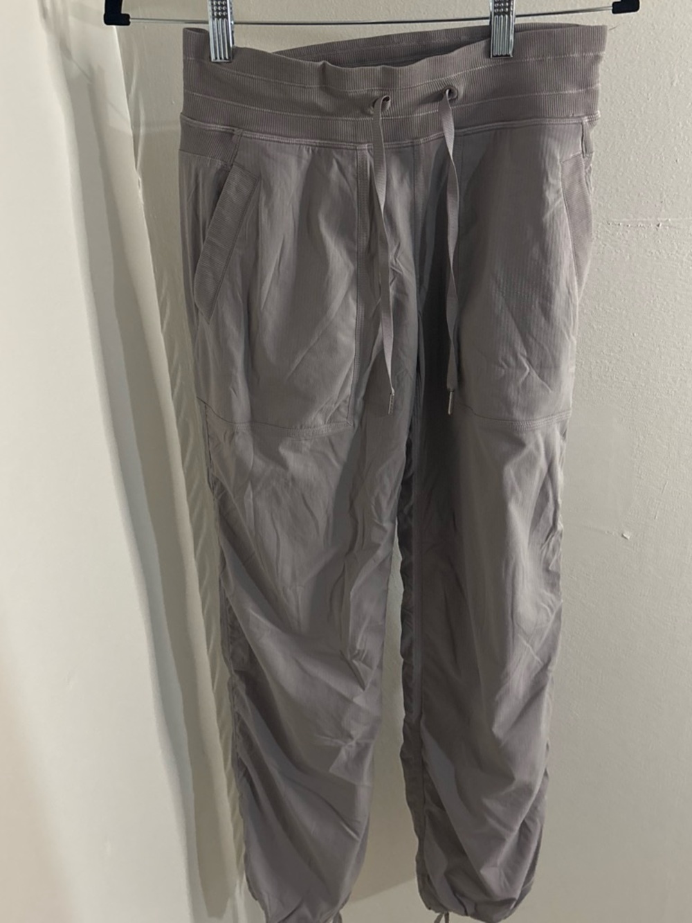 lululemon athletica Light Gray Drawstring Jogger Pants